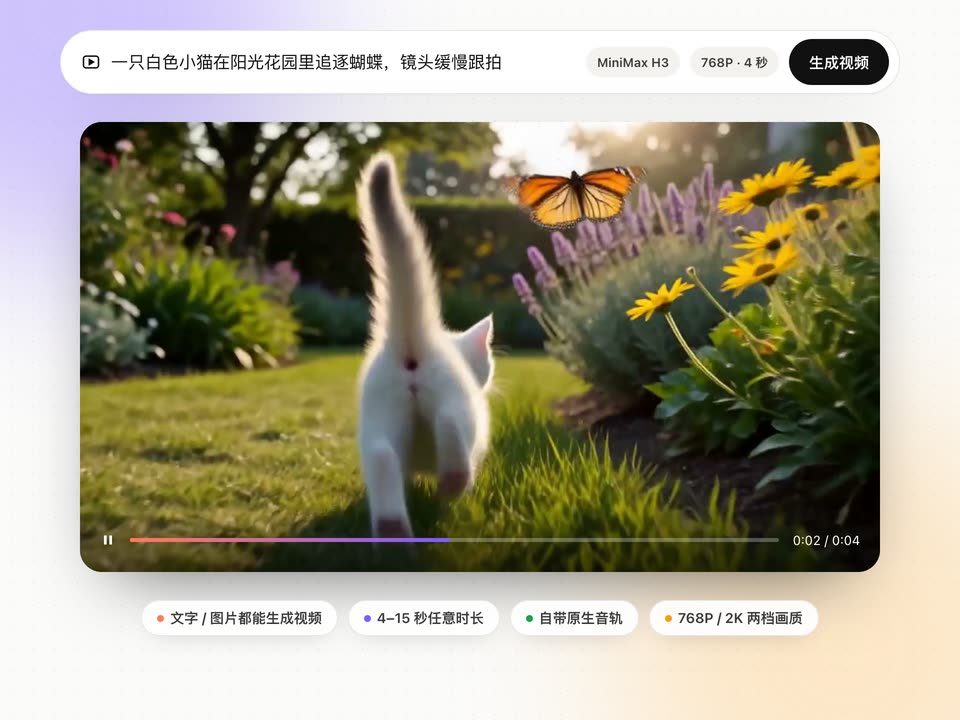 一句话,让画面动起来